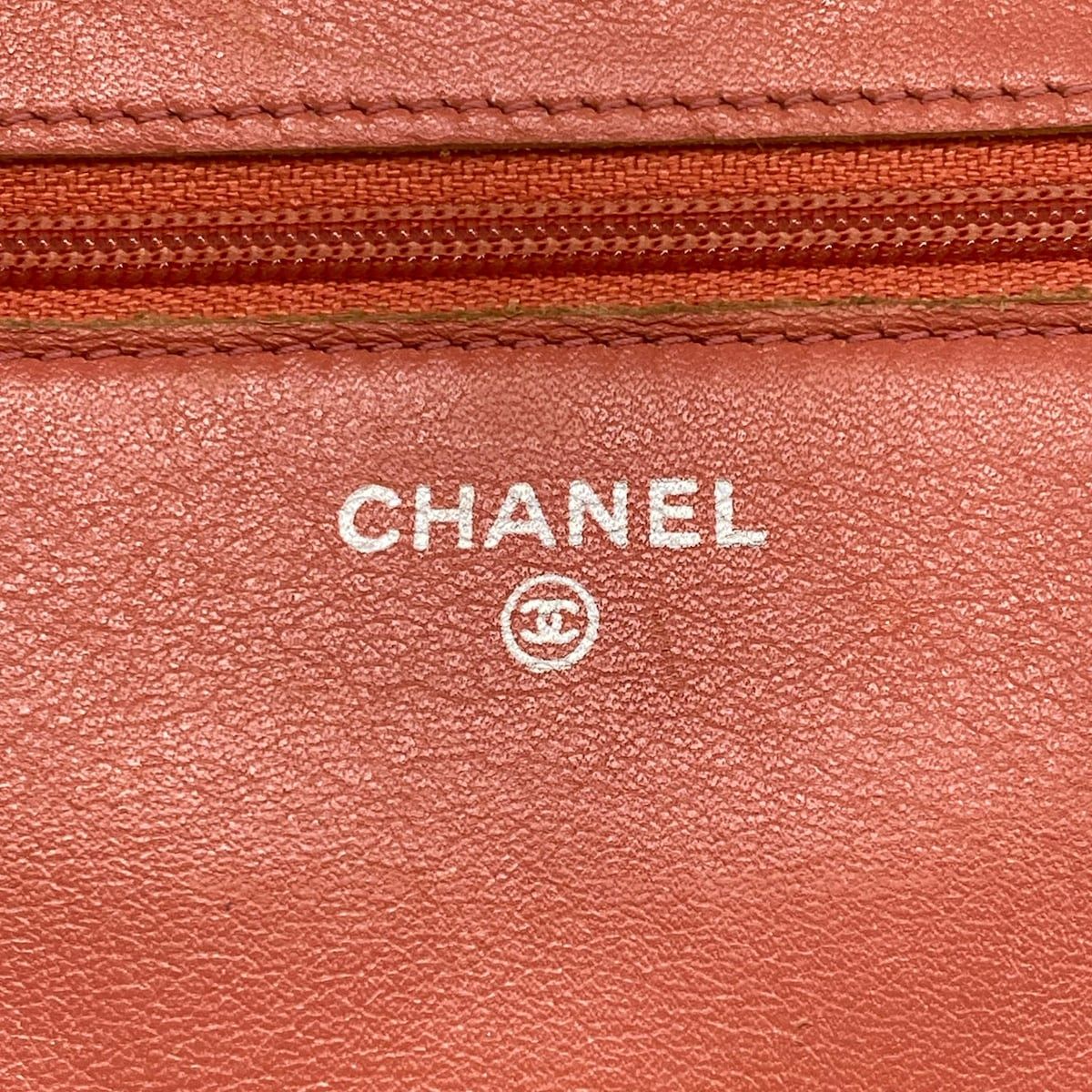 Chanel Wallet Brilliant Pink Chain Silver Leather Lambskin Shoulder Bag — view 6