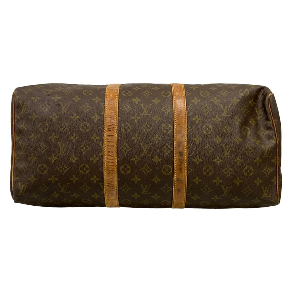 Louis Vuitton Boston Bag Monogram Keepall 50 Signed — view 5