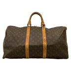 Louis Vuitton Boston Bag Monogram Keepall 50 Signed — view 3
