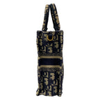 Dior Tote Book Mini Phone Dark Navy Ivory — view 4