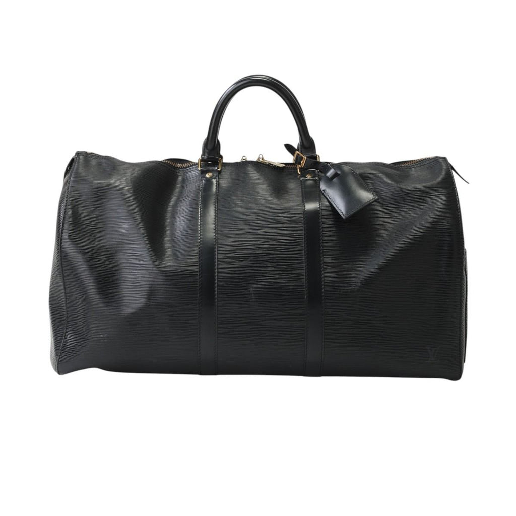 Louis Vuitton Epi Keepall 50 Boston Bag Black