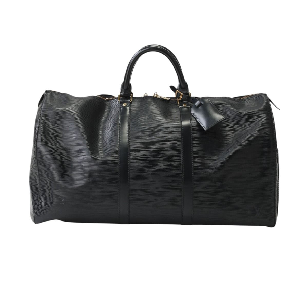 Louis Vuitton Epi Keepall 50 Boston Bag Black