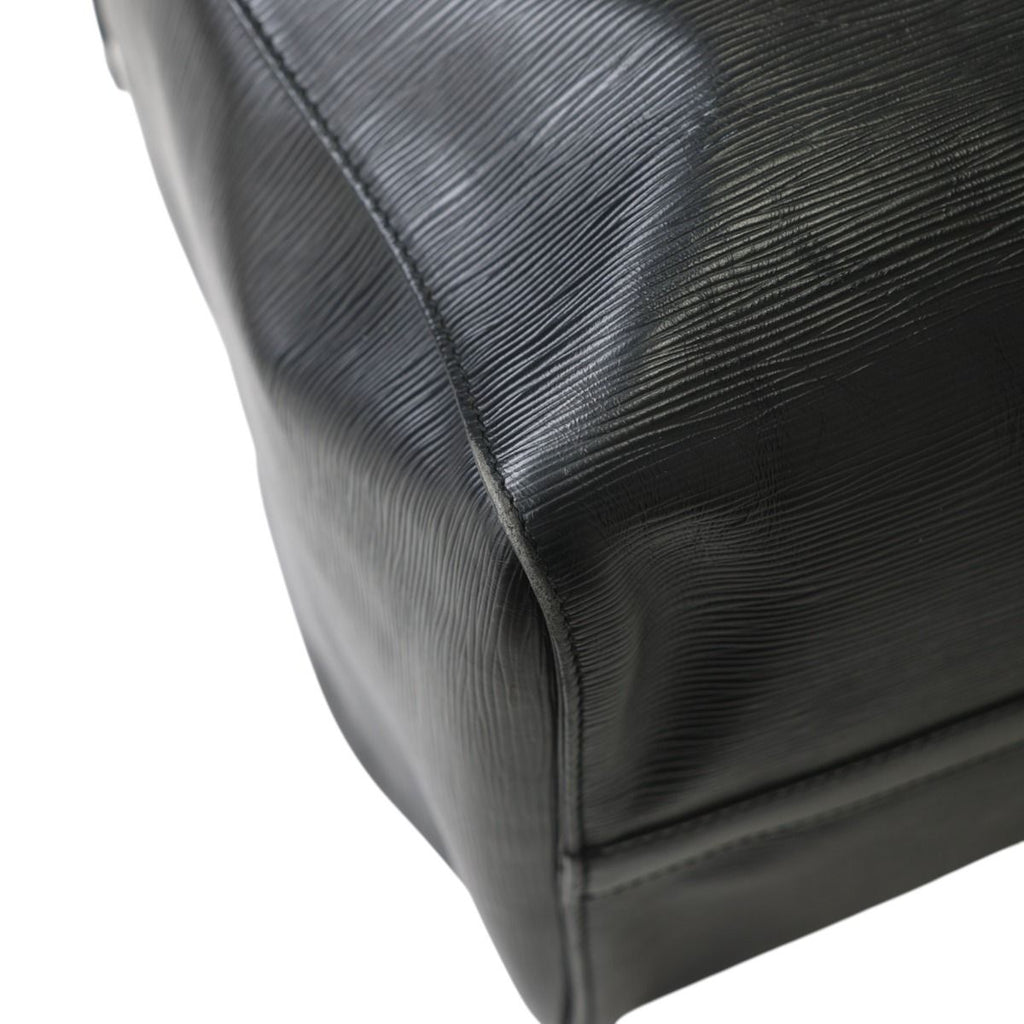 Louis Vuitton Epi Keepall 50 Boston Bag Black — view 7