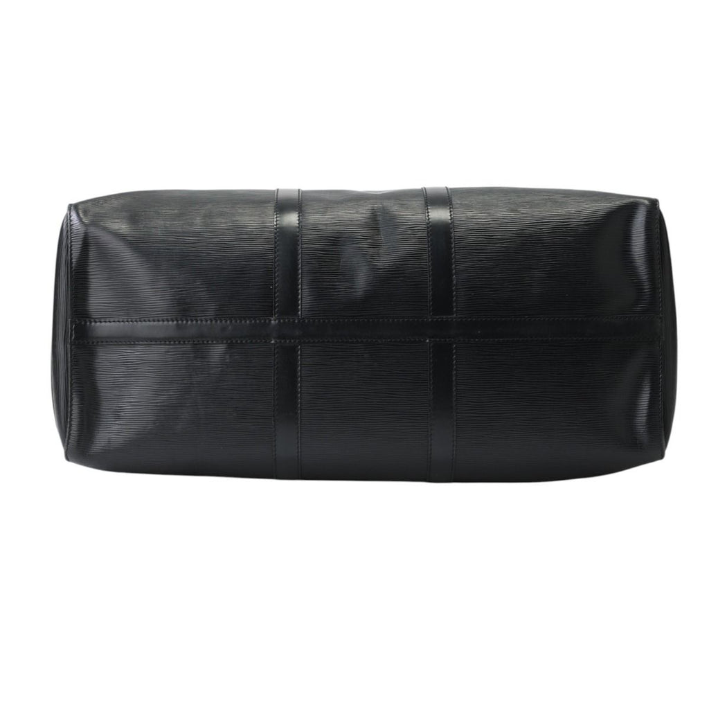 Louis Vuitton Epi Keepall 50 Boston Bag Black — view 4