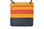 Hermes Shoulder Bag Sac Aline MM Toile Chevron Swift Jaune Orange Marine — view 6