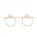 Hermes Echappee Earrings Pink