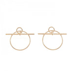Hermes Echappee Earrings Pink