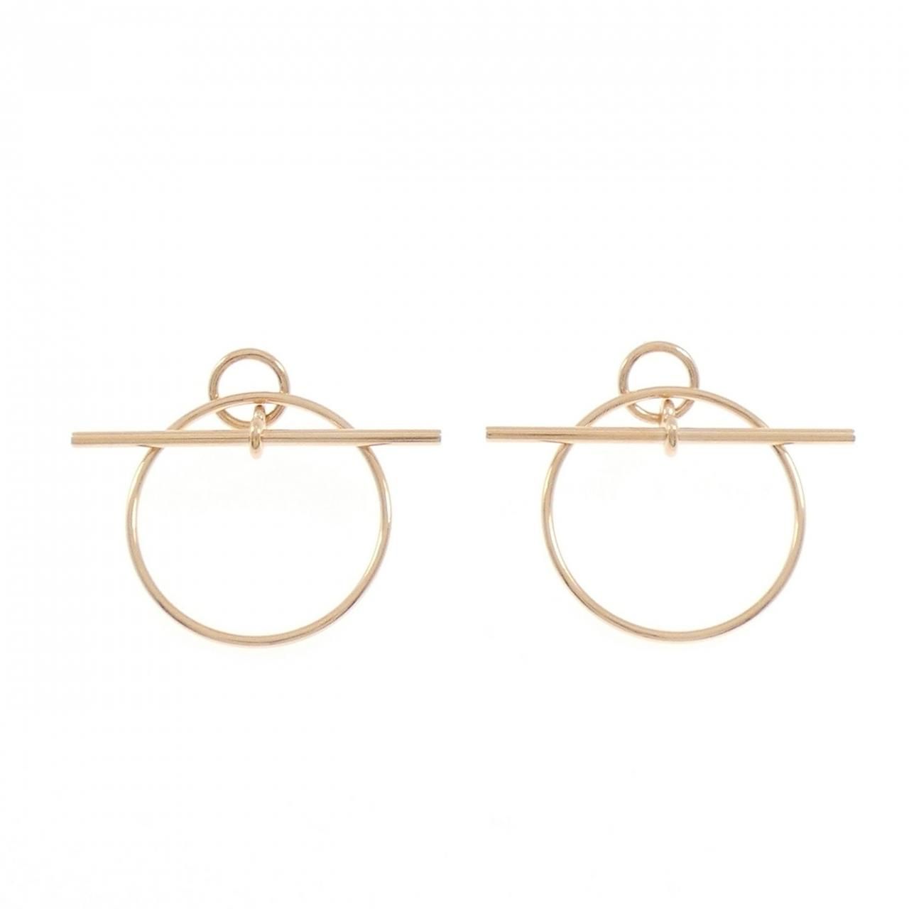 Hermes Echappee Earrings Pink
