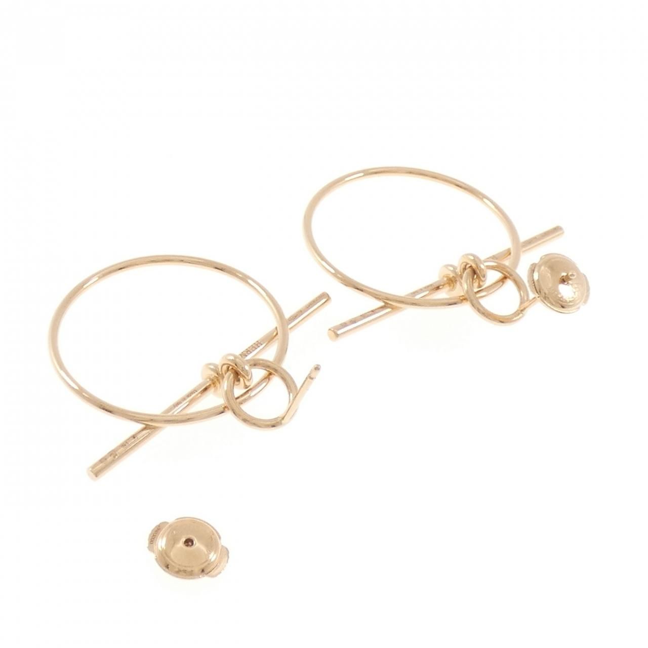 Hermes Echappee Earrings Pink — view 3