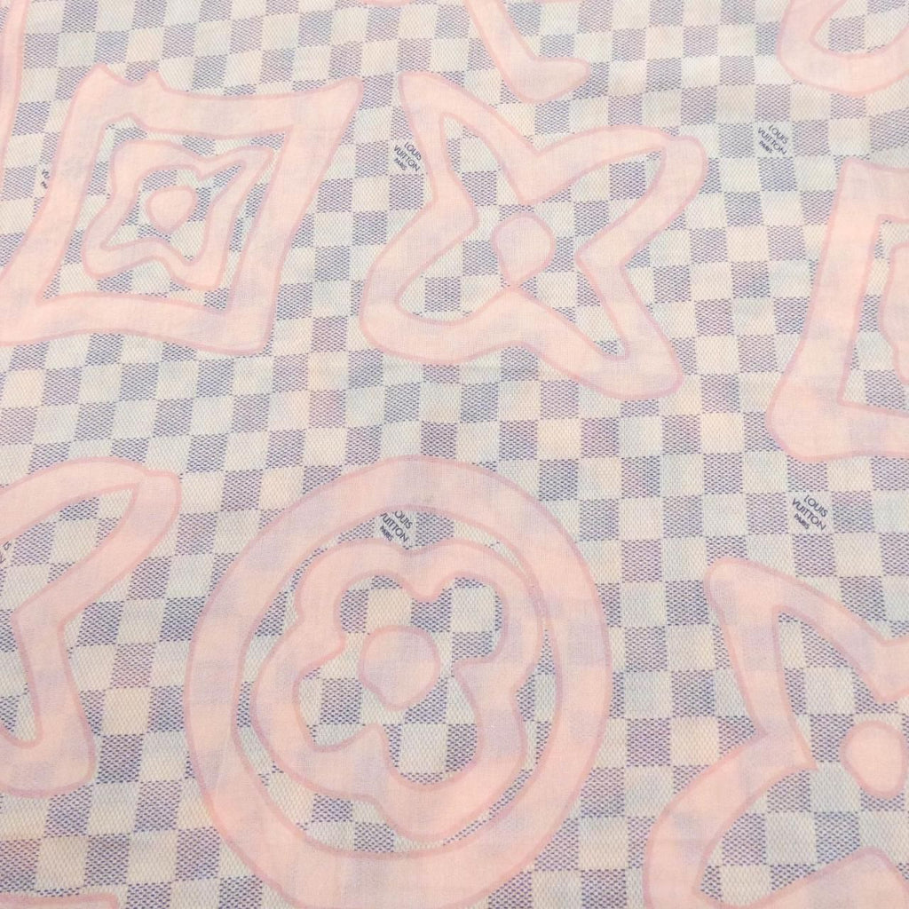 Louis Vuitton Etole Damier Azur Taysienne Stole Scarf — view 4