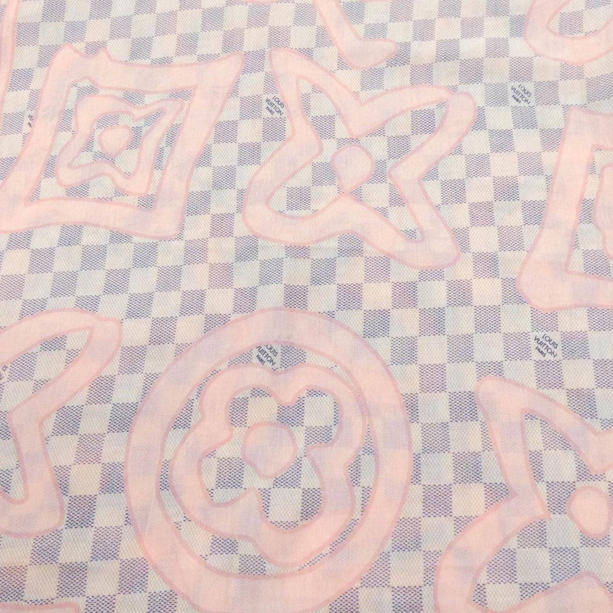 Louis Vuitton Etole Damier Azur Taysienne Stole Scarf — view 4