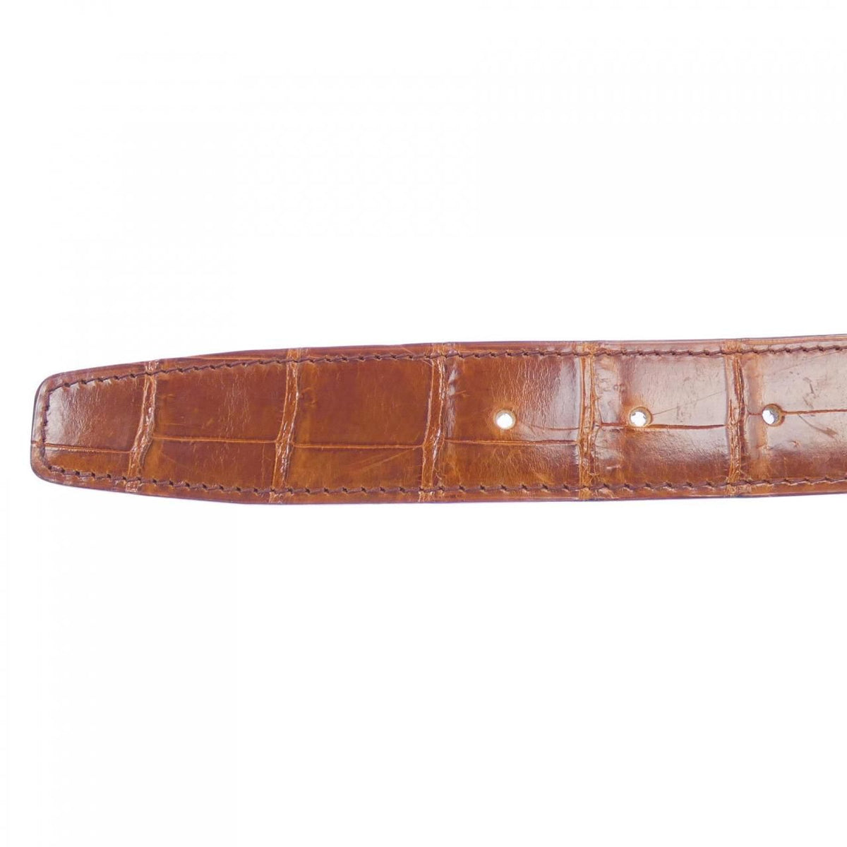 Hermes Vintage H Martelee 32 Reversible Belt — view 4