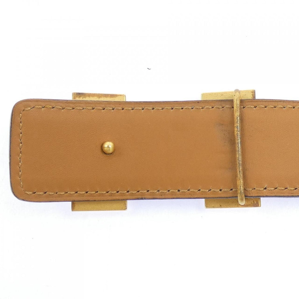 Hermes Vintage H Martelee 32 Reversible Belt — view 3