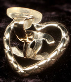 Chanel Earrings CC Logo Heart Motif — view 6