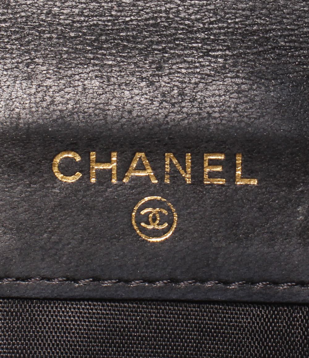 Chanel Snap Bifold Wallet Caviar Leather Gold — view 4