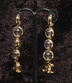 Chanel Earrings CC Logo Drop