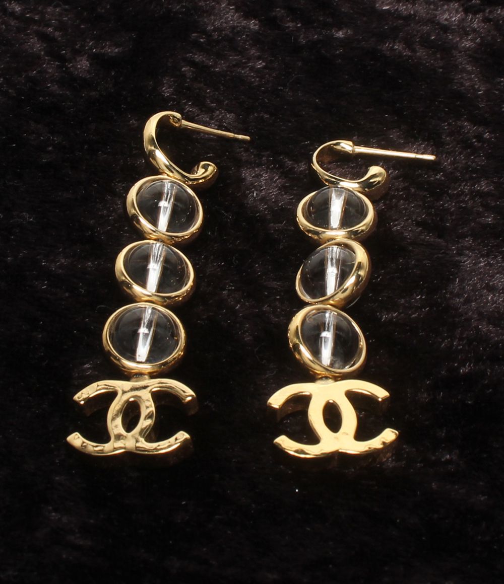 Chanel Earrings CC Logo Drop — view 6