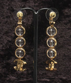 Chanel Earrings CC Logo Drop — view 2
