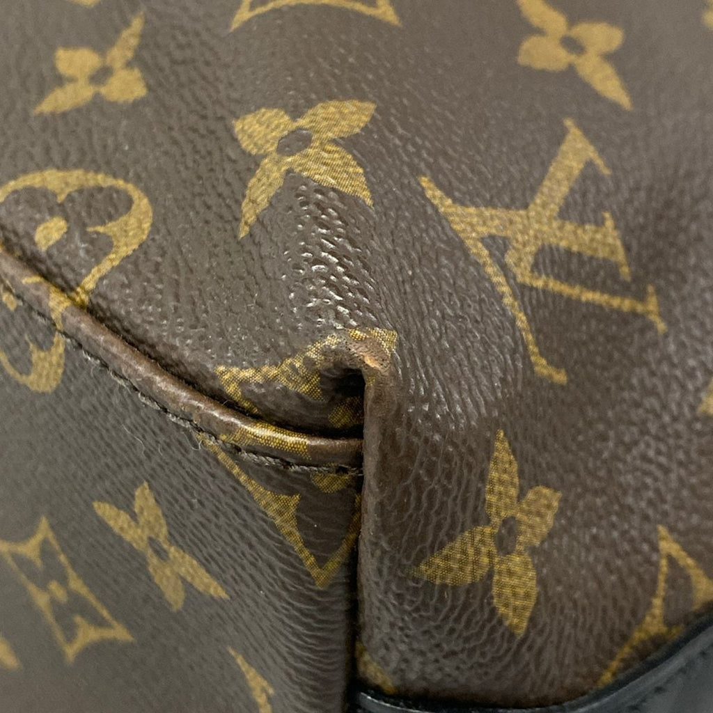 Louis Vuitton Tote Monogram Macassar Kitan Dark Brown Black — view 6