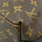 Louis Vuitton Tote Monogram Macassar Kitan Dark Brown Black — view 6