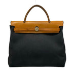 Hermes Handbag Herbag PM Black Brown