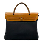 Hermes Handbag Herbag PM Black Brown — view 3