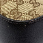 Gucci Shoulder Bag GG Pattern Sherry Beige Dark Brown Multi Embroidery — view 6