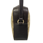Gucci Shoulder Bag GG Pattern Sherry Beige Dark Brown Multi Embroidery — view 4