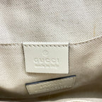 Gucci Tote GG Ribbon Ivory Pink Floral Leather — view 8