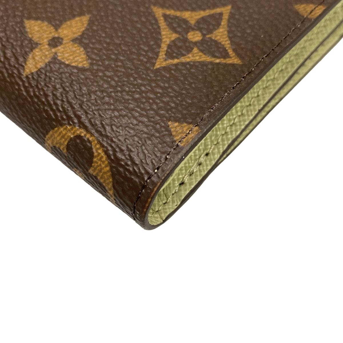 Louis Vuitton Bifold Wallet Monogram Portefeuille Lisa Asniere Green — view 7