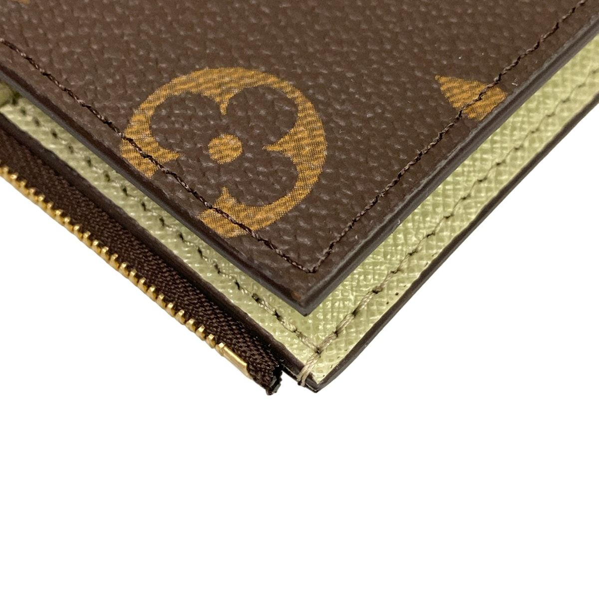 Louis Vuitton Bifold Wallet Monogram Portefeuille Lisa Asniere Green — view 6