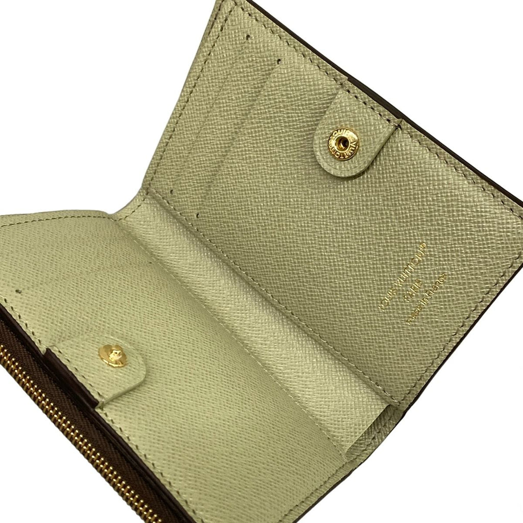 Louis Vuitton Bifold Wallet Monogram Portefeuille Lisa Asniere Green — view 3