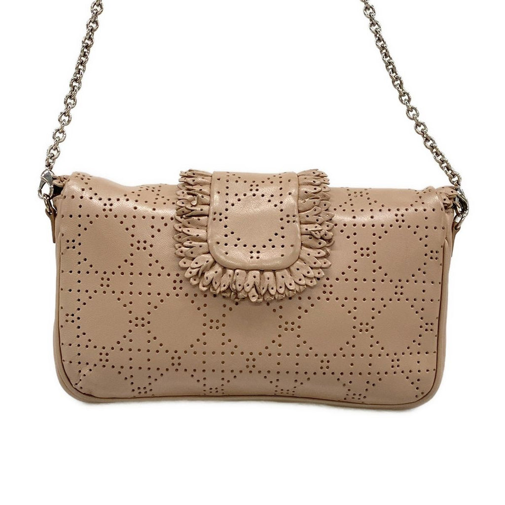 Dior Shoulder Bag New Rock Pink Beige Leather — view 3