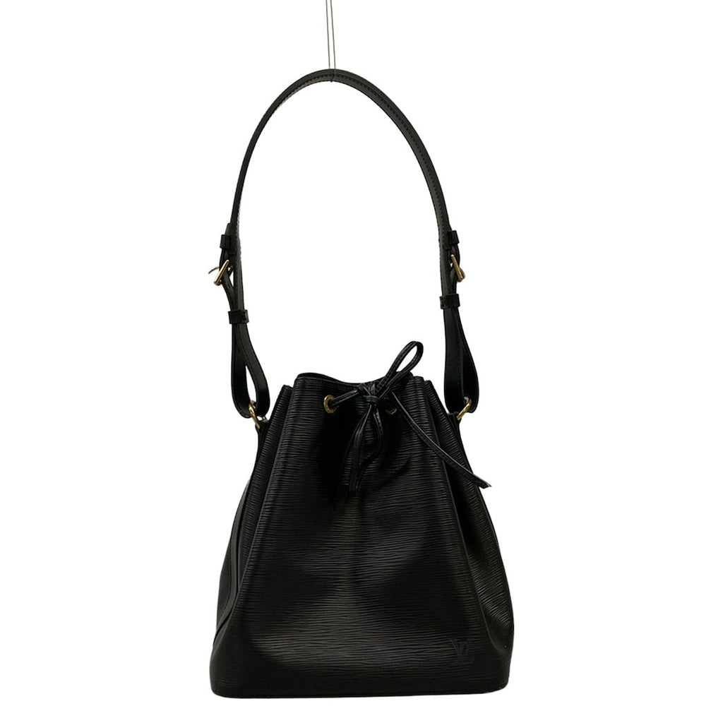 Louis Vuitton Shoulder Bag Epi Petit Noe Noir Leather