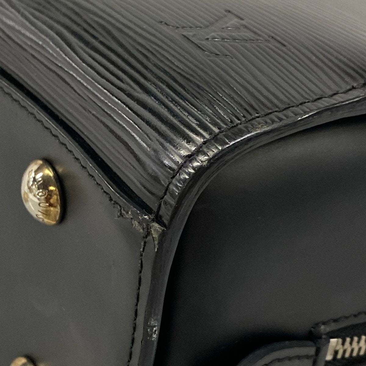 Louis Vuitton Handbag Epi Pont Neuf GM Noir Leather — view 6