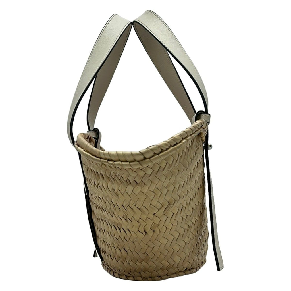 Loewe Tote Basket Beige White Paula's Ibiza Leather — view 4