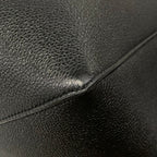 Celine Tote Cabas Phantom Medium with Belt Black Leather — view 6