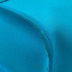 Hermes Tote Kabak PM Blue Light Brown Leather — view 6