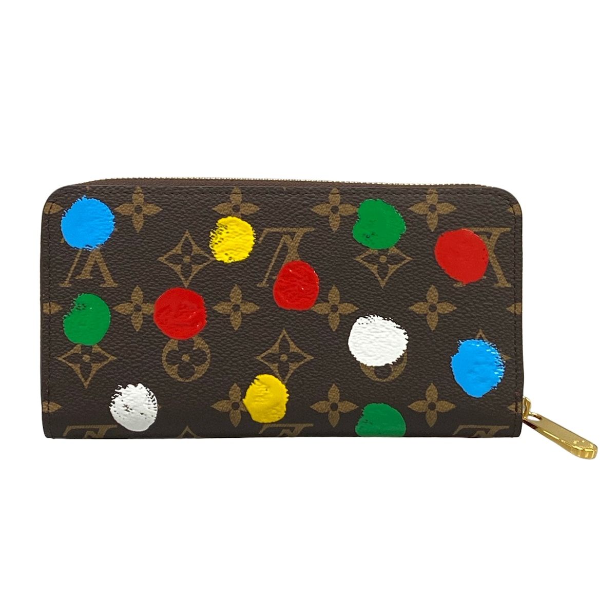 Louis Vuitton Wallet x Yayoi Kusama LV YK Zippy Monogram Multi — view 2