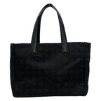 Chanel Tote New Travel Line MM Black Leather — view 3