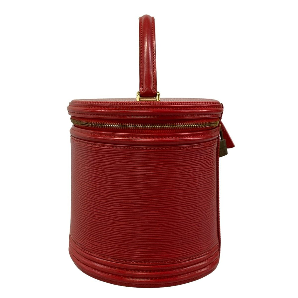 Louis Vuitton Vanity Bag Epi Cannes Castilian Red Leather — view 4