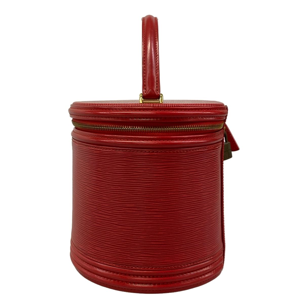 Louis Vuitton Vanity Bag Epi Cannes Castilian Red Leather — view 4