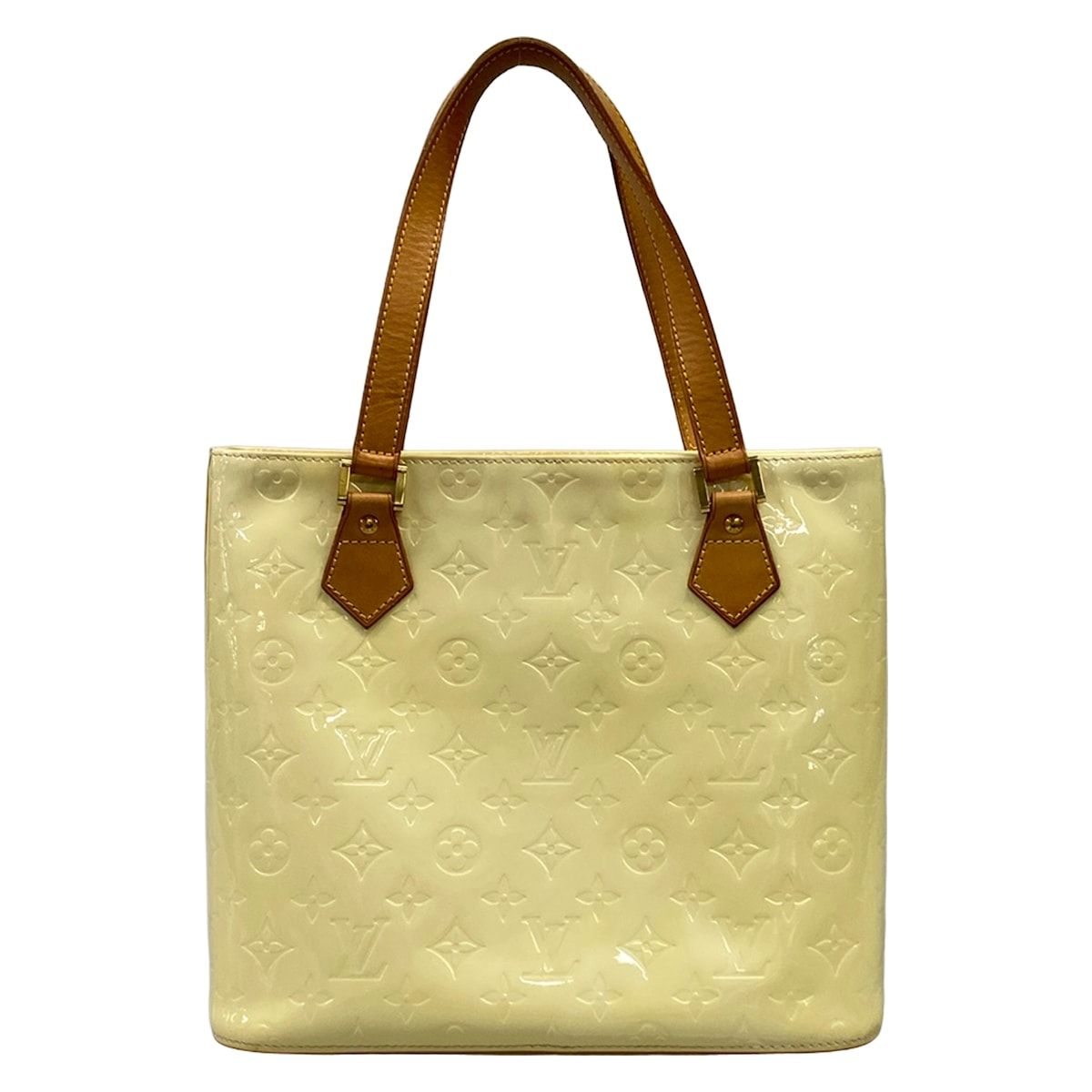 Louis Vuitton Tote Monogram Vernis Houston Perlee Leather — view 3