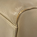 Fendi Handbag Peekaboo Iconic Small Beige Leather — view 6