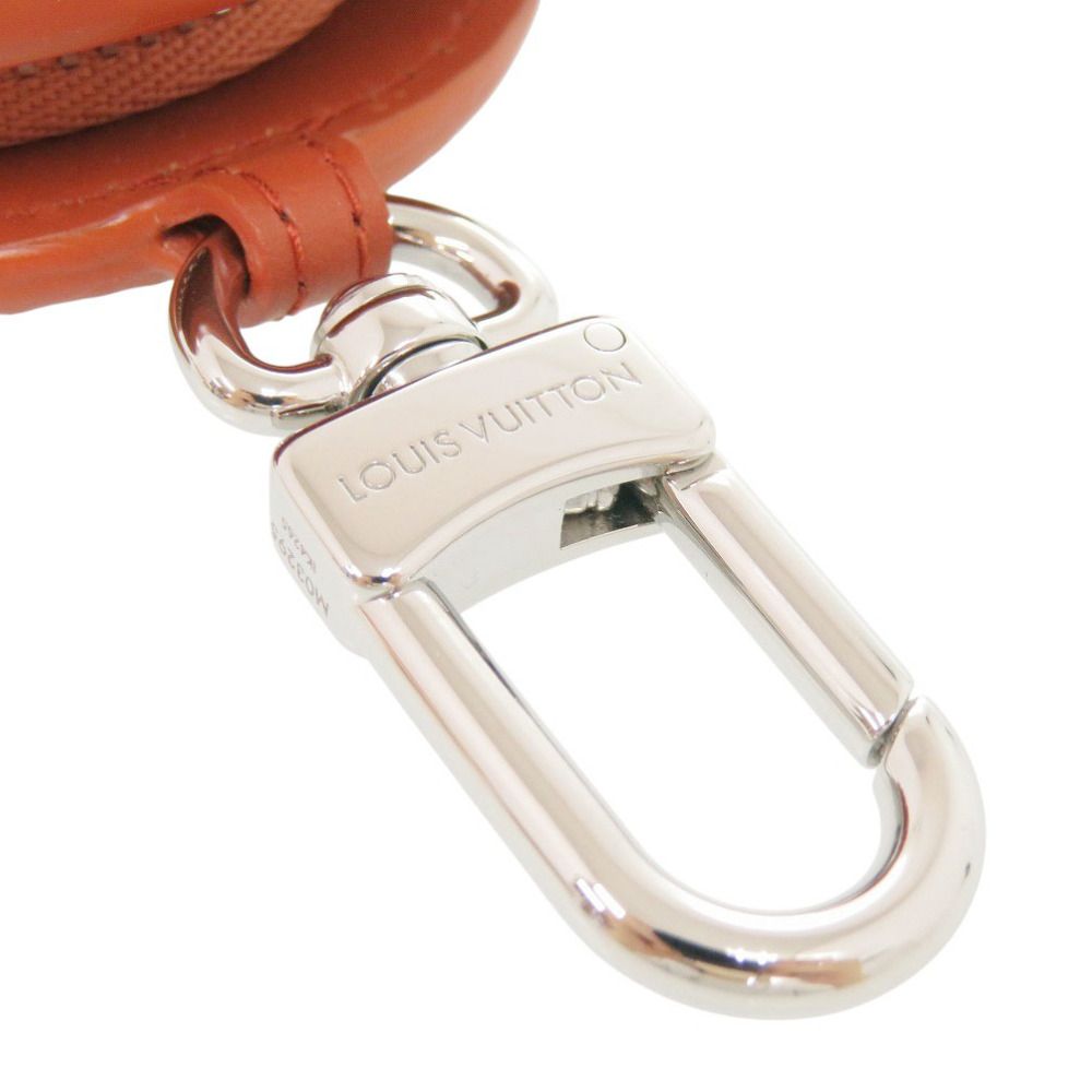 Louis Vuitton LV Bretzel Monogram Leather Brown Key Holder Bag Charm Keychain — view 7