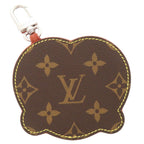 Louis Vuitton LV Bretzel Monogram Leather Brown Key Holder Bag Charm Keychain — view 3