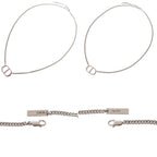Dior CD Logo 925 Sterling Silver Necklace — view 3