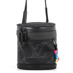 Louis Vuitton Shoulder Bag 3D Monogram Expansion Double Polochon 2-Way Black