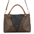 Louis Vuitton Monogram Tote MM 2-Way Shoulder Bag Black