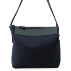 Hermes Tote Fourre Tout M S Blue Marine Vert Moyen Toile Military Togo